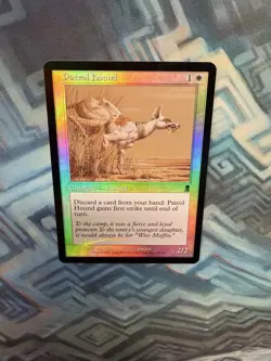 MTG Foil Patrol Hound EX+/NM- Odyssey - Image 3
