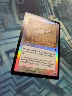 MTG Foil Patrol Hound EX+/NM- Odyssey - Image 5