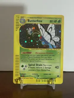 Pokemon Butterfree Holo Rare Card 5/165 Expedition Base Set E Reader Lp Vintage - Image 1