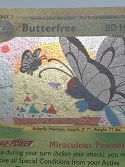 Pokemon Butterfree Holo Rare Card 5/165 Expedition Base Set E Reader Lp Vintage - Image 3