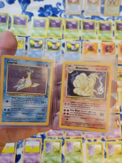 Vintage Pokemon lot collection 65+ Cards 5 HOLO wotc Base Fossil Jungle - Image 2