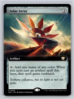 Solar Array (Extended Art) 38 Commander: Edge of Eternities NM - Image 1