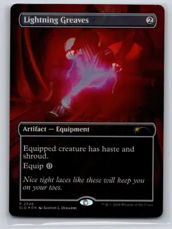 Lightning Greaves (2526) 2526 Holo Secret Lair Drop Series MTGFoil NM - Image 1