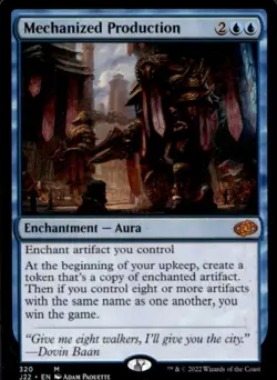 2022 Magic MTG Jumpstart Mechanized Production #320 - Image 1