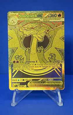 Mega Charizard x Ex - 130/094 -Phantasmal Flames Pokemon TCG Near Mint English - Image 1