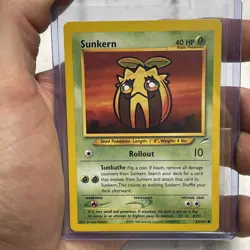 Pokemon TCG - Sunkern 83/105 Neo Destiny Regular Unlimited - NM Vintage Common - Image 1