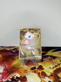 Pokemon TCG Mew EX Metal Gold NM 205/165 Scarlet & Violet 151 Promo Card - Image 1