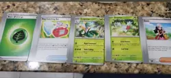 Pokemon Miscut Error Lot Of 5 Connecting Cards - Image 1