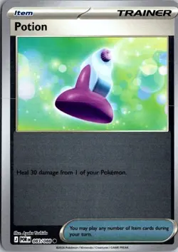 083/088 Potion Reverse Holo Pokemon TCG Perfect Order English NM - Image 1