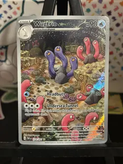 Wugtrio | Art Rare | 224/091 | SV: Paldean Fates | Pokemon - Image 1