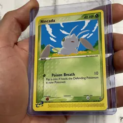 Pokemon Nincada 66/97 DR EX Dragon NM/MT Pokemon Vintage Vtg Common Card TCG - Image 2