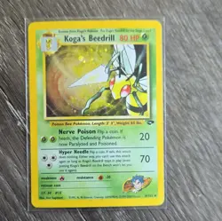 Pokemon TCG Koga's Beedrill Gym Challenge 9/132 Holo Rare Holo - Image 1