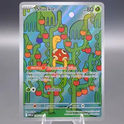 Shuckle 136/132 Illustration Rare ME01: Mega Evolution Pokemon TCG NM - Image 1