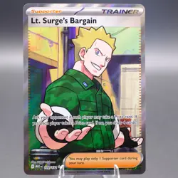 Lt. Surge's Bargain 170/132 Ultra Rare ME01: Mega Evolution Pokemon TCG NM - Image 1