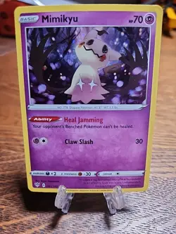Mimikyu 081/189SWSH03: Darkness Ablaze Holo 2020 Pokemon TCG LP - Image 1