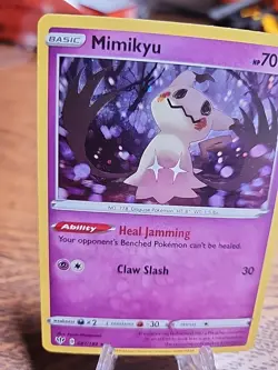 Mimikyu 081/189SWSH03: Darkness Ablaze Holo 2020 Pokemon TCG LP - Image 2