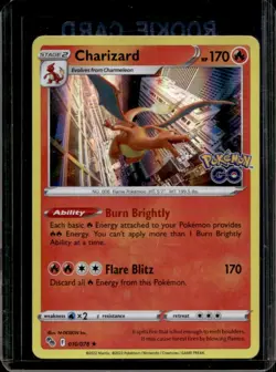 2022 Pokemon SWSH Pokemon GO Charizard #010/078 - Image 1