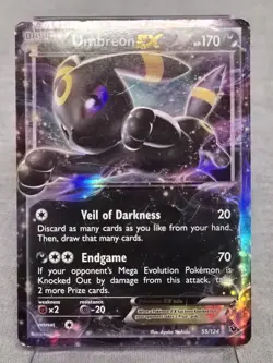 Umbreon EX 55/124 XY Fates Collide Ultra Rare Holo Pokemon TCG - Image 1