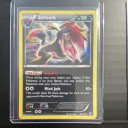 Pokemon TCG Zoroark 91/162 XY BREAKthrough Cosmos Holo 100 HP Stage 1 Mind Jack - Image 1