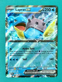 Pokemon Lapras Ex 022/088 Double Rare Holo Perfect Order NM - Image 1