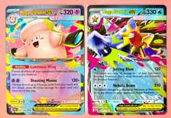 Mega Starmie ex 021/088 & Mega Clefable ex 031/088 Perfect Order Pokemon TCG NM - Image 1