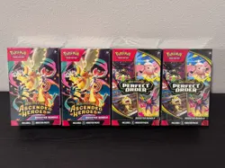 Pokemon TCG Perfect Order x2 + Ascended Heroes x2 Booster Bundle Lot of 4 New - Image 1