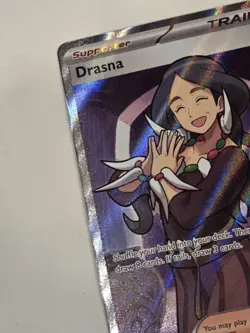 Pokemon Sv08 Surging Sparks Drasna 231/191 Ultra Rare Full Art Trainer Supporter - Image 5