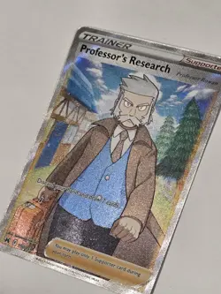 Professor's Research Full Art Trainer Ultra Rare Pokemon Crown Zenith 150/159 NM - Image 2