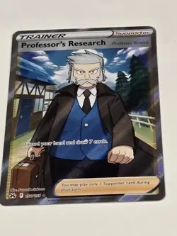 Professor's Research Full Art Trainer Ultra Rare Pokemon Crown Zenith 150/159 NM - Image 4