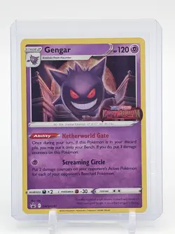 GENGAR 2022 POKEMON SWORD & SHIELD LOST ORIGIN PROMO STAMP HOLO #SWSH241 Q4444 - Image 1
