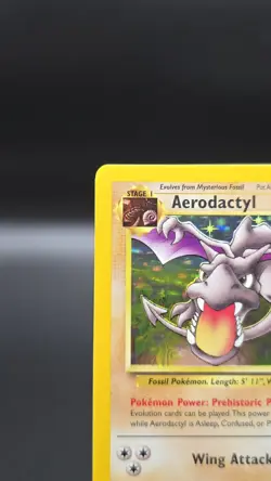 Aerodactyl ✨Pokemon 1999 Fossil Holo Rare 1/62 (NM) - Image 2