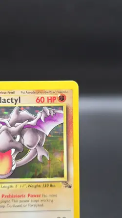 Aerodactyl ✨Pokemon 1999 Fossil Holo Rare 1/62 (NM) - Image 3