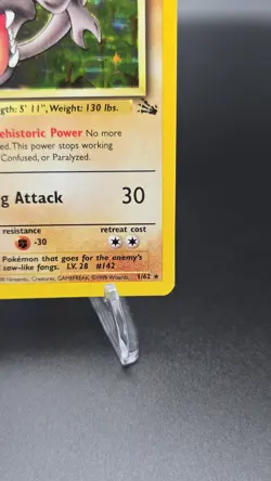 Aerodactyl ✨Pokemon 1999 Fossil Holo Rare 1/62 (NM) - Image 5