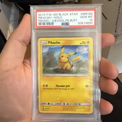 2019 POKEMON SM PROMO UNBROKEN BONDS SINGLE PACK BLISTER PIKACHU-HOLO PSA 10 - Image 2