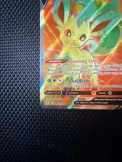 The Pokemon Company Leafeon V 166/203 Evolving Skies Ultra Rare Full Art Holo EN - Image 5
