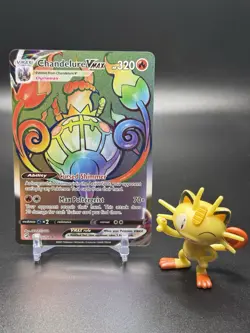 Chandelure VMAX (Secret) 265/264 Pokemon Swsh08: Fusion Strike Holo - NM - Image 1