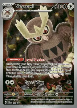 Noctowl 141 Holo Promo Scarlet & Violet Promo Pokemon Near Mint - Image 1