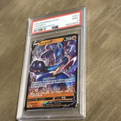 2020 Pokemon SWSH Champion's Path Lucario V #027 PSA 9 MINT - Image 4