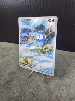 Piplup 098/094 Me02: Phantasmal Flames Pokemon TCG Illustration Rare English NM - Image 3