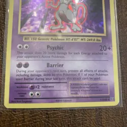 Pokemon Mewtwo 51/108 Evolutions Holo Rare Basic 130 HP Psychic Pokemon TCG - Image 3