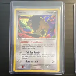 Pokemon TCG Tauros 12/100 Crystal Guardians Holo Rare 70 HP Basic English - Image 1
