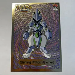 Gold Shining Armor Mewtwo Pokemon Shiny 150 - Image 1