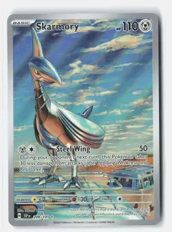Skarmory 209/191 Illustration Rare Surging Sparks Pokemon Holo Near Mint - Image 1