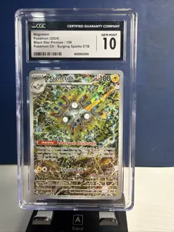 Pokemon Center Stamp Promo Magneton Surging Sparks ETB SVP EN 159 CGC 10 - Image 1