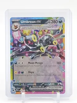UMBREON EX 2025 POKEMON PRISMATIC EVOLUTIONS DOUBLE RARE HOLO #060/131 Q4444 - Image 1