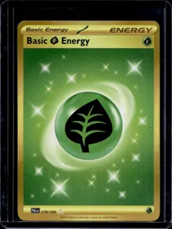 2023 Pokemon SV Paldea Evolved Basic Grass Energy Hyper Rare #278/193 - Image 1