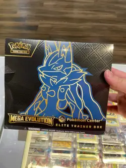 Pokemon - Mega Evolution Base Lucario PC Elite Trainer Box ETB NEW Slight Tear - Image 1