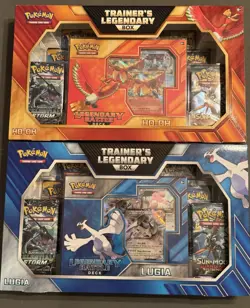 Set of 2 Pokemon TCG Trainer’s Legendary Box Legendary Battle Deck Lugia Ho-oh - Image 1