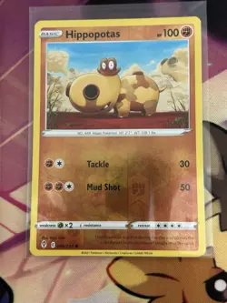 Hippopotas - 084/203 - Reverse Holo - Evolving Skies - NM/M - Pokemon Card - Image 1