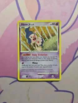Pokemon Tcg Mime Jr. DP22 Diamond and Pearl Holo Black Star Promo 2008 - LP - Image 1